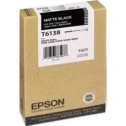 Epson T6138 Matte Black Μελάνι Εκτυπωτή Inkjet C13T613800