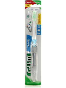 Gum Travel Brush 158 Soft Οδοντόβουρτσα Μπλε