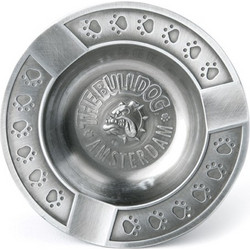 The Bulldog Amsterdam Paw Prints Μεταλλικό Τασάκι - Ασημί