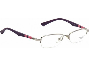 Ray-Ban RB1031 4013 Παιδικός Σκελετός Γυαλιών Οράσεως Μεταλλικός Ασημί Μωβ