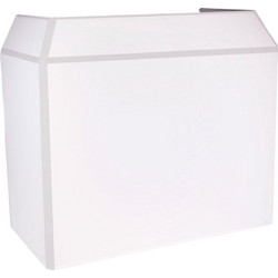 BoomToneDJ DJ Stand Pro Package White - Βάση Εξοπλισμού για DJ με κάλυμμα σε White