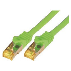 Mcab S/FTP STP Cat.7 Καλώδιο Δικτύου Ethernet 1m Green