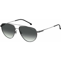 Carrera 2014T/S KJ1/9O Ανδρικά Γυαλιά Ηλίου Aviator Μεταλλικά Γκρι με Γκρι Degradee Φακό