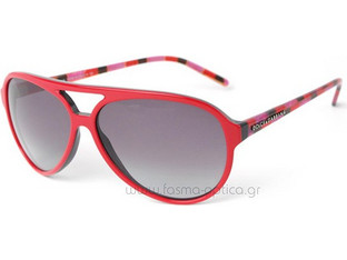Dolce & Gabbana 4016 900/8G Ανδρικά Γυαλιά Ηλίου Aviator Κοκάλινα Κόκκινα με Μαύρο Degradee Φακό