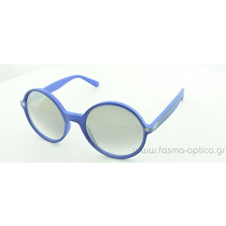 Marc Jacobs MJ351/S AIU/QP Γυναικεία Γυαλιά Ηλίου Στρογγυλά Μεταλλικά Μπλε με Μαύρο Polarized Φακό