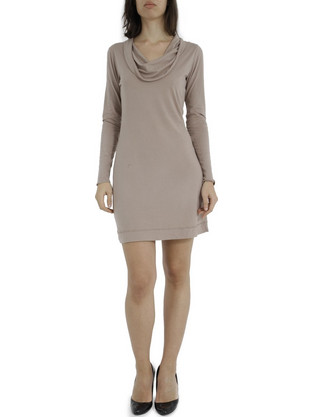 Bobi Los Angeles Mini Καθημερινό Φόρεμα 544-09291-TAUPE