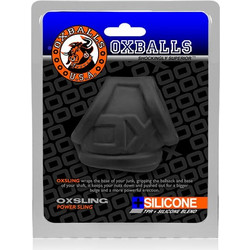 Oxballs Tri Cage Oxsling Ελαστικό Δαχτυλίδι Όρχεων Σιλικόνης Μαύρο