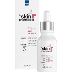 InterMed The Skin Pharmacist Age Active Vitamin C Αντιγηραντικό Ενυδατικό Serum Προσώπου για Λάμψη με Βιταμίνη C 30ml