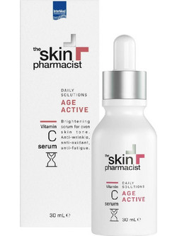 InterMed The Skin Pharmacist Age Active Vitamin C Αντιγηραντικό Ενυδατικό Serum Προσώπου για Λάμψη με Βιταμίνη C 30ml