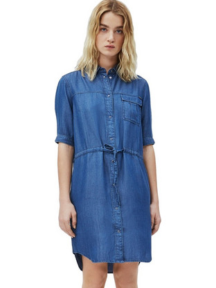 Pepe Jeans Mini Φόρεμα Μπλε PL952814-000