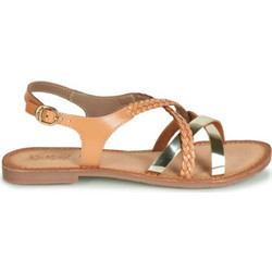 Kickers Ethy Δερμάτινα Γυναικεία Σανδάλια Καφέ 708851-50116