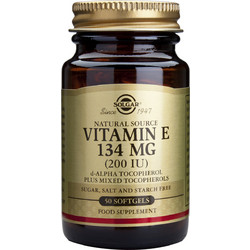 Solgar Vitamin E 200iu 50 Μαλακές Κάψουλες
