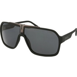 Carrera 1014/S 003/2K Αθλητικά Ανδρικά Γυαλιά Ηλίου Oversized Κοκάλινα Μαύρα με Γκρι Polarized Φακό