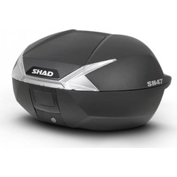 Shad SH47 Μπαγκαζιέρα Μηχανής 47lt Black White