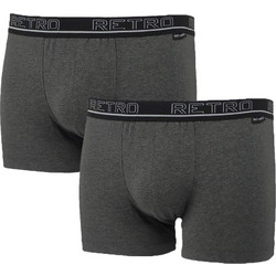 Boxer RETRO 2 τμχ ανθρακί