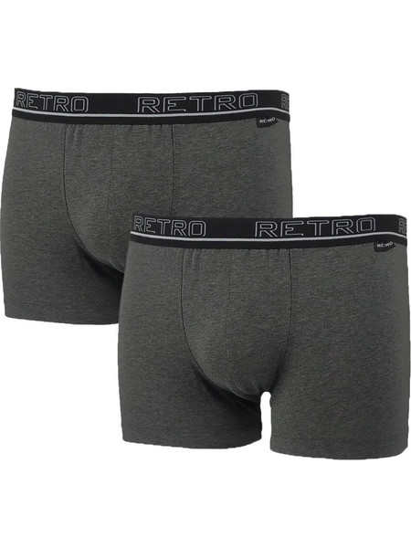 Boxer RETRO 2 τμχ ανθρακί