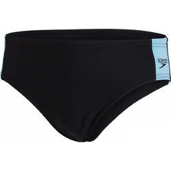 Speedo Boom Logo Splice Αθλητικό Παιδικό Μαγιό Σλιπ για Αγόρι Μαύρο 812868-F888