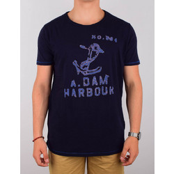 DSTREZZED T-SHIRT ΛΑΙΜΟΚΟΨΗ 100% ΒΑΜΒΑΚΙ ΜΕ ΤΥΠΩΜΕΝΗ ΣΤΑΜΠΑ ΕΜΠΡΟΣ