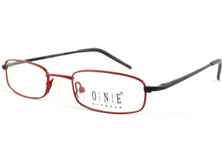 One Eyewear OVB123 0224 Σκελετός Γυαλιών Οράσεως Μεταλλικός Μαύρος Κόκκινος