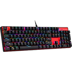 Motospeed Inflictor CK104 Μηχανικό Gaming Πληκτρολόγιο με Outemu Red Διακόπτες RGB Black