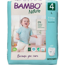 Bambo Nature Πάνες Βρακάκι No4 7-14kg 20τμχ