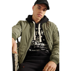 Superdry New Military Ανδρικό Μπουφάν Bomber Χακί M5010799A-03O