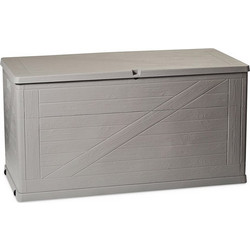 TOOMAX Ιταλίας Μπαούλο Αποθήκευσης 120x56x63cm 420lt Πλαστικό 8.5kg MULTIBOX WOOD Warm Grey