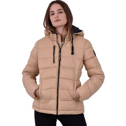 Pepe Jeans Cata Γυναικείο Μπουφάν Χειμωνιάτικο Puffer Κοντό Nude PL401852-856