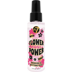 W7 Flower Power Priming and Setting Spray - Rose (100ml)