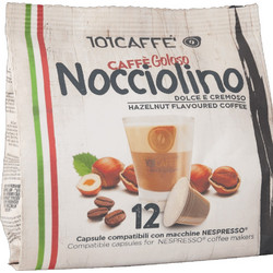101Caffe Κάψουλες Espresso Nocciolino Συμβατές με Μηχανή Nespresso 12τμχ