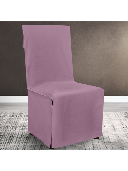Κάλυμμα Καρέκλας Μονόχρωμο Renas 110 Purple Lino Home Μωβ