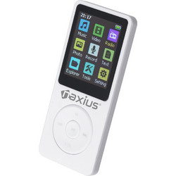 Naxius MP-10 MP4 Player 64GB με Οθόνη 1.8" με Bluetooth Λευκό