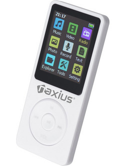 Naxius MP-10 MP4 Player 64GB με Οθόνη 1.8" με Bluetooth Λευκό