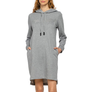 DKNY Dripping Logo Mini Καθημερινό Φόρεμα Γκρι E0KMFHLF-V5L DKNY Dripping Logo Mini Καθημερινό Φόρεμα Γκρι E0KMFHLF-V5L