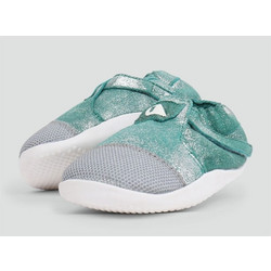 Bobux Step up Xplorer Aqua Sparkle Βρεφικά Slip Ons Αγκαλιάς Πράσινα