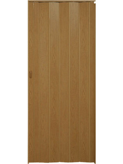 Pioneer Πόρτα Εσωτερική Φυσαρμόνικα PVC Βελανιδιά 84x210cm 095113