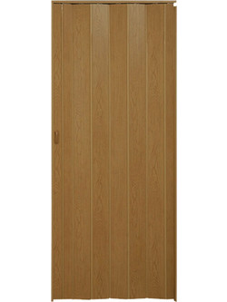 Pioneer Πόρτα Εσωτερική Φυσαρμόνικα PVC Βελανιδιά 84x210cm 095113