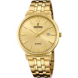 Festina Ανδρικό Ρολόι με Χρυσό Μεταλλικό Μπρασελέ F20513/3