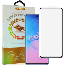 Tmax Premium 3D Full Glue Tempered Glass Αντιχαρακτικό Γυαλί Οθόνης Samsung Galaxy S10 Lite Black 05-00133