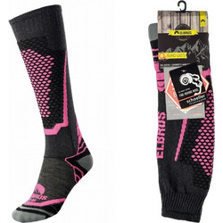Κάλτσες Elbrus Ruko Wos Black Grey Fuchsia
