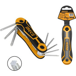 Επαγγελματικά Κλειδιά Torx Σουγιάς T9-T40mm HHK14083 Ingco