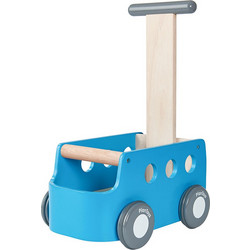PlanToys Φορτηγάκι Ξύλινη Περπατούρα Αυτοκινητάκι 9m+