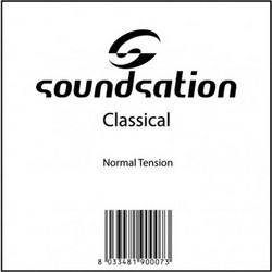 Soundsation SC132-1 Clear Χορδή Κλασικής Κιθάρας E Nylon Normal Tension