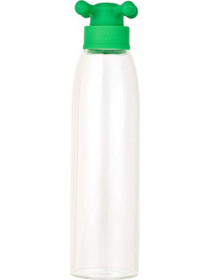 Μπουκάλι Νερού 20.21.0749 Borosilicate Γυάλινο 500ML Green Rainbow Benetton Γυαλί