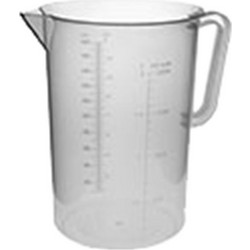 Κανάτα Μεζούρα πλαστική PP 500ml φ9x13 8cm c377375