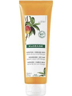 Klorane Nourishing Mango Leave In Conditioner Κρέμα για Επανόρθωση για Ταλαιπωρημένα Μαλλιά 125ml
