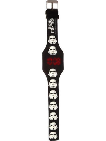The Original Stormtrooper Silicone Digital Watch Black WATC14 Moses