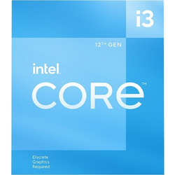 Intel Core i3-12100F Box Επεξεργαστής 4 Πυρήνων για Socket 1700 με Ψύκτρα