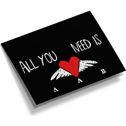 Ευχετήρια Κάρτα Αγίου Βαλεντίνου All You Need