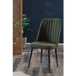 Fidelio Home Καρέκλα Τραπεζαρίας Delux FD-DELUX-GREBL